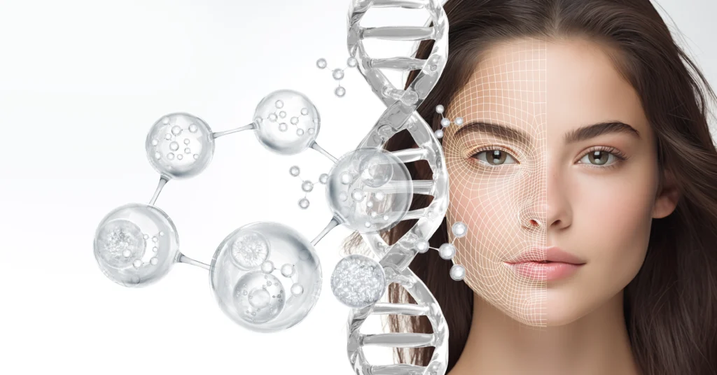 Anti-aging yüz bakımı uygulaması
