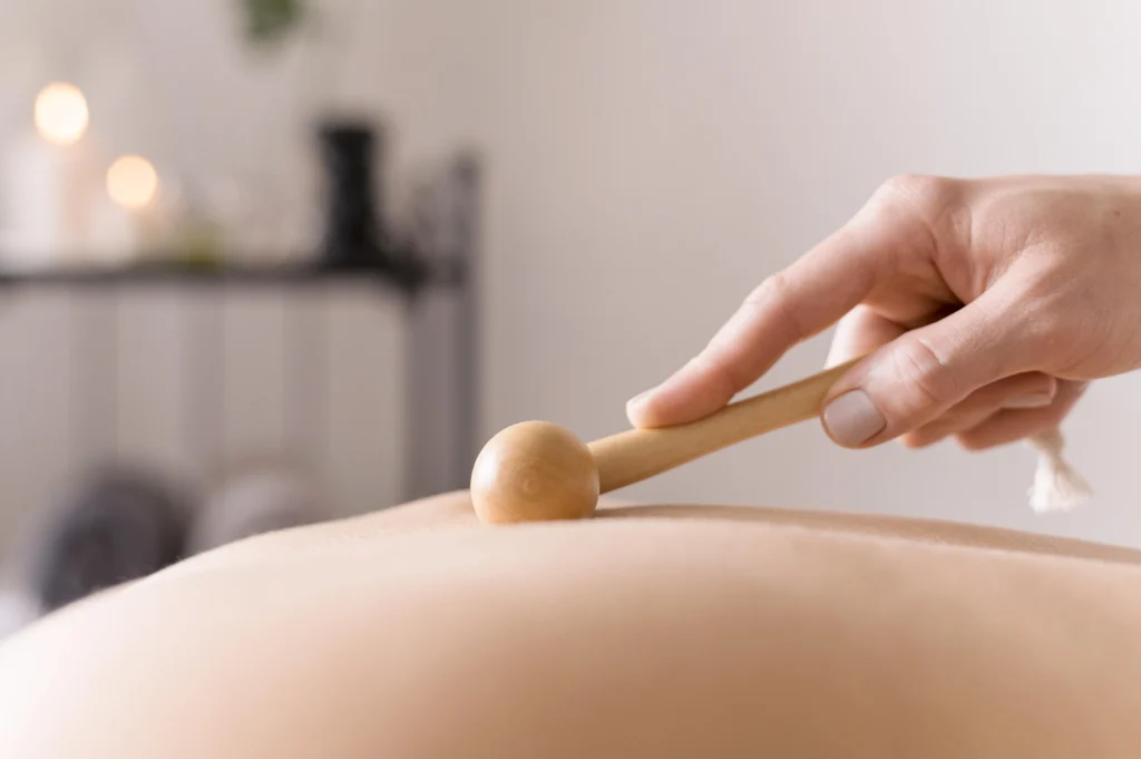 Selülit masajı uygulaması