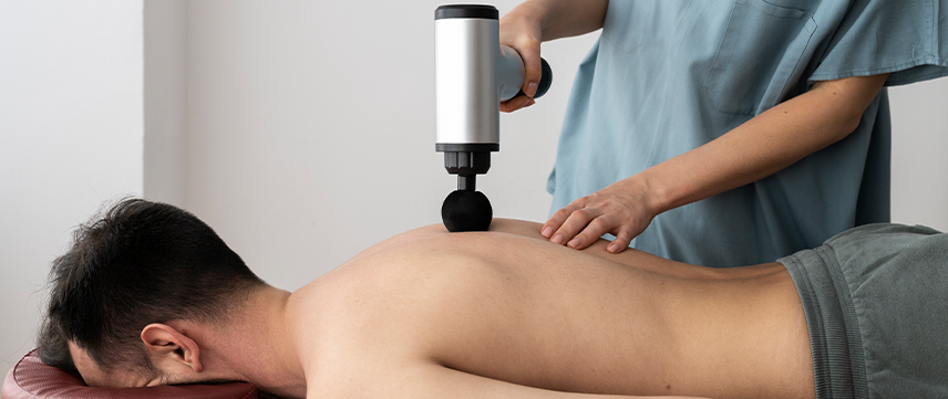 Sırt bölgesine uygulanan G5 masajı